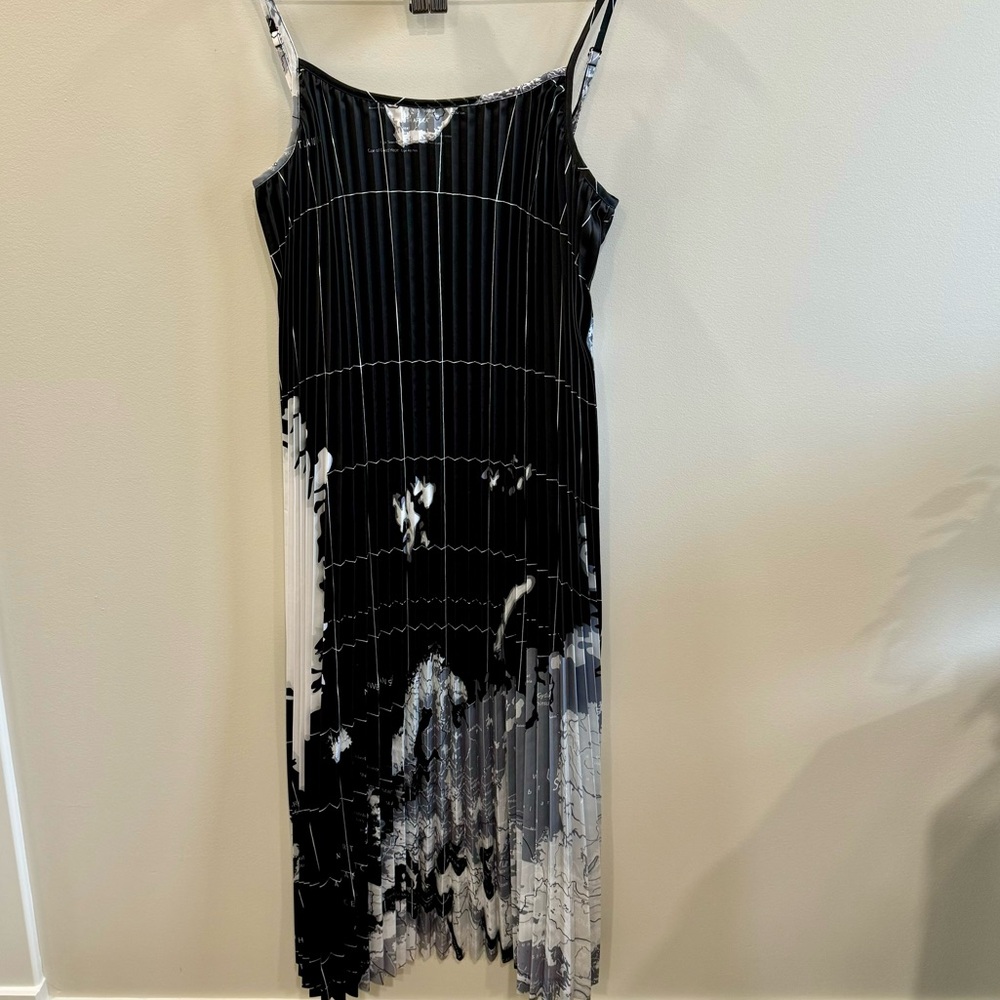 Gabby Isabella Pleated Map Dress